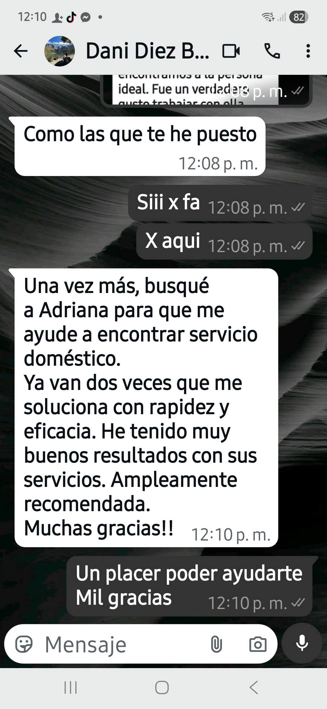 WhatsApp Message